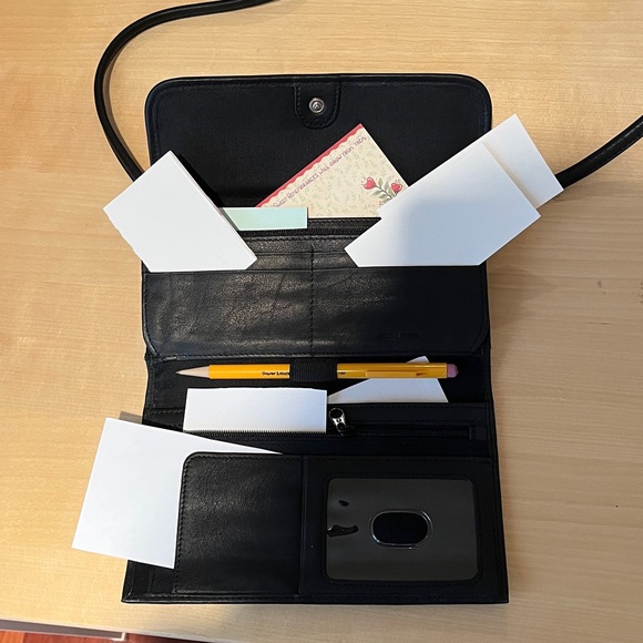 Fossil Black Leather Crossbody Bag - Picture 13 of 14